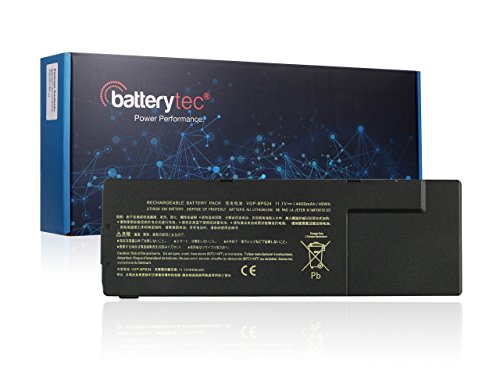 Batterytec® Laptop Akku für SONY VAIO VGP-BPL24 VGP-BPS24 VGP-BPSC24, SONY VAIO SA SB SC SD SE, SONY VAIO VPCSA VPCSB VPCSC VPCSE.[11.1V 4400mAh, 12 Monate Herstellergarantie]