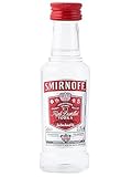  Smirnoff Vodka No. 21 Red Label 5 cl Pet MINIATUR
