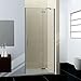 Produktbild 80x185cm Duschabtrennung Duschtür Nischentür Dusche Drehtür NANO Duschwand