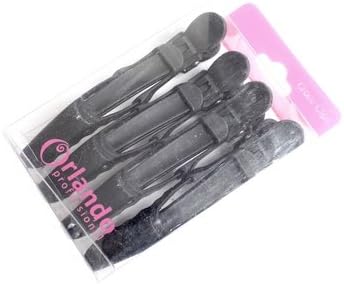 Crewe Standard Croco Clips - Black