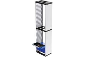 Feicuan Games Storage Tower per PS5 Jeu Tour de stockage Blu-Ray Tour de stockage Supporto di stoccaggio per PS4 Slim/PRO, Xbox One Slim,Switch