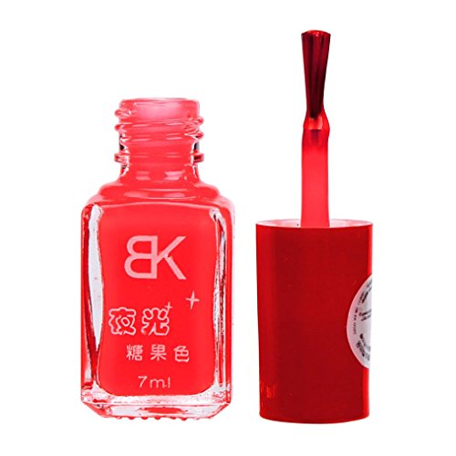 Neon Luminous Gel Nail Polish, 20 colors series of Fluorescent GAXUVI Neon Luminous Gel Nail Polish for Glow in Dark (L)