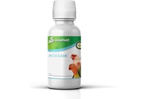 AVIANVET Acidcare Complemento Alimenticio para Aves Múltiples Propiedades | Acidificante, Antibacteriano y Antifúngico (1 L.)