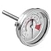Produktbild 57mm Zeigerthermometer Bimetall Thermometer 300°C 600°F