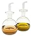 Produktbild 1aTTack.de 2 Stück Essig Öl Karaffe Flasche Spender (250ml, bauchig)