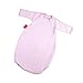 Produktbild Hoppediz Baby-Schlafsack 68-80 rosé gestreift mit Gurtschlitz