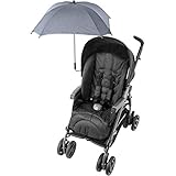 ALTABEBE XL SONNENSCHIRM / SCHIRM (UV-SCHUTZ 50+) für Kinderwagen / Buggy (Im angesagten MELANGE-Design) Ø 80 cm - 3