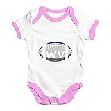 TWISTED ENVY Baby Jungen (0-24 Monate) Body Gr. 12-18 Monate, White Pink Trim
