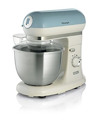 Ariete 1588/3 1588 Robot Pâtissier Vintage, 2400 W, Céleste