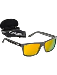 Cressi Rio - Gafas de Sol, Unisex, Adulto, Negro/ Amarillo, Talla Única