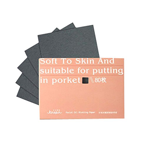 Set of 2 Oil Control Paper Men/Women Oil Blotting Paper(2*80 sheets),Orange