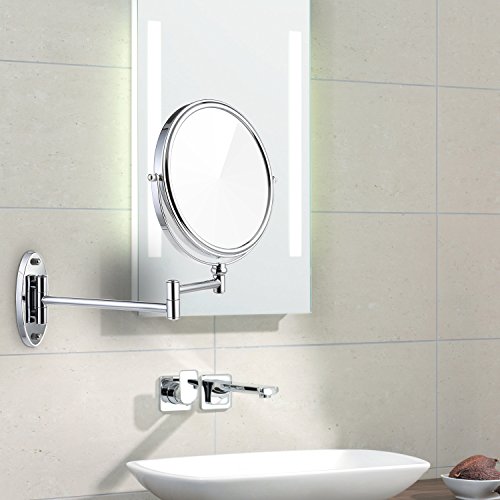 Miusco 7-Fach / 1-Fach Vergrösserungsgrade Kosmetikspiegel Für Die Wandmontage - 5
