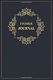 Finisher Journal: A classy black and gold Finisher Journal for day-to-day work by 