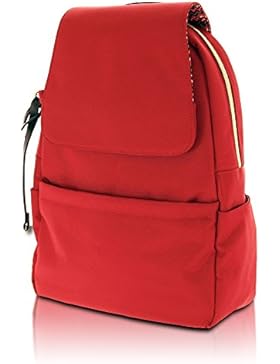 BUGATTI® Contratempo Ladies Rucksack | Damen-Rucksack mit Reißverschluss im Querformat | Hochwertiger Damen-Rucksack...