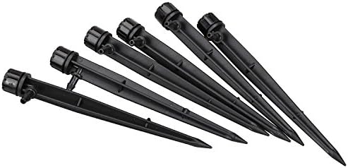 50 Pcs Adjustable Flow Irrigation Drippers 360 Degree Emitter Drip System