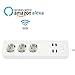 Produktbild MEROSS Smart Steckdose Wlan Mehrfachsteckdose mit 3-Fach/4 USB-Anschluss funktioniert mit Amazon Alexa [Echo, Echo Dot] und Google Home Schutzkontaktsteckdosen mit App Steuerung