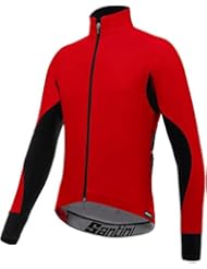Chaqueta Ciclismo Santini 2017 Beta Rain Windstopper Rojo (Xl , Rojo)
