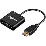 HDMI to VGA with Audio, ChampSun Gold Plated Active HDMI Male to VGA Female Video Converter Adapter Micro USB &amp; 3.5mm Audio Port Cable for Laptop HDTV Projectors PS4 PS3 XBox 360 One