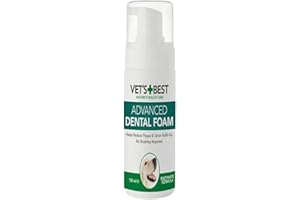 Vet's Best Perro enzimático Espuma Dental, Limpieza de Dientes y Cuidado Dental de Respiración Fresca, 120ml