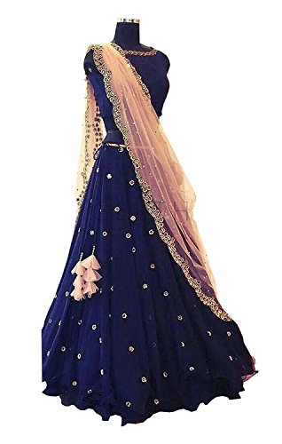 Gloxi Fashion Womens Blue Georgettte Lehenga Choli (Gl_Blue_FeeSize) RS.499 (89.00% Off) - Amazon Gloxi Fashion Womens Blue Georgettte Lehenga Choli (Gl_Blue_FeeSize) RS.499 (89.00% Off) - Amazon