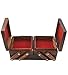 ITOS365 Jewellery Box for Women Wooden Flip Flap Flower Design Handmade Gift,...