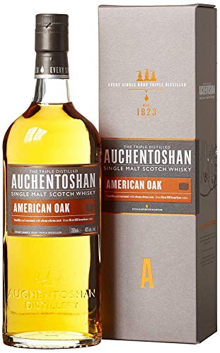 Auchentoshan American Oak Single Malt Whisky Escoces, 40% - 700 ml
