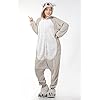 Haroty-Unisex-Adulto-koala-Camicie-da-Notte-con-cappuccio-Pigiama-Cosplay-Halloween-Costume-Animale-flanella-Pajamas-Tuta