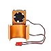 Produktbild Jasnyfall 7019 Motorkühlkörper mit Lüfter für 1/10 HSP RC Car 5400/550 Motor Gold