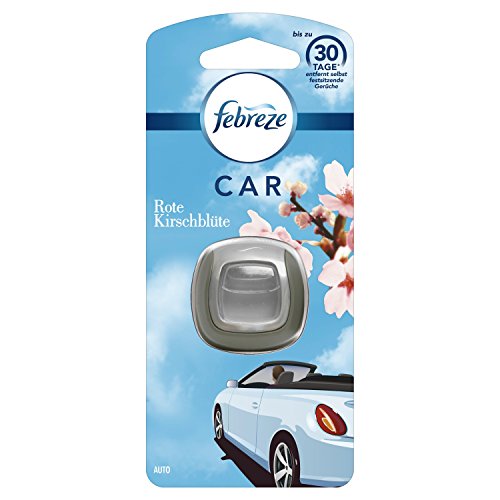 Preisvergleich Produktbild Febreze Rote Kirschblüte Auto-Lufterfrischerclip, 3er Pack (3 x 1 Stück)