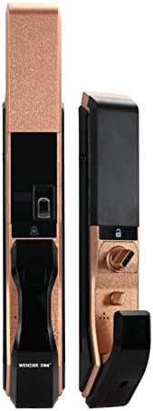 Digital Smart door lock Biometric Fingerprint Password Keyless Touchpad Home Security Locks With Slider,Reversible Handed-D