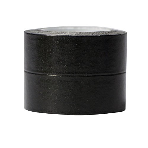 UOOOM 2 Rolls 10m x 15mm Beautiful Washi Tape Masking Tape deko klebeband buntes Klebebänder DIY scrapbook deko (Schwarz) - 2