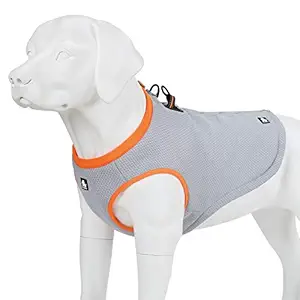 JUXZH Truelove Dog Cooling Vest Harness Cooler Jacket with Adjustable Zipper for Outdoor Hunting Training and Camping