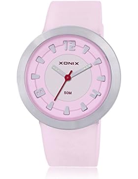 Mädchen Quartz uhr,50m wasserdicht Lässige armbanduhr Quarz-uhrwerk Abbildung Scheibe Beobachten sie den mauszeiger...