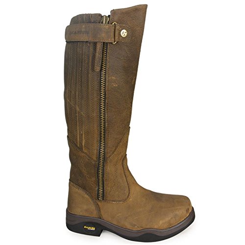 LADIES-KANYON-HORSE-RIDING-WATERROOF-YARD-COUNTRY-LONG-LEATHER-BOOTS-SIZE-UK-3-8