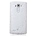 Price comparison product image For LG G4 Case [With Tempered Glass Screen Protector],idatog(TM) Soft Silicone Bumper Ultra Thin Slim Flexible Cover Case ,High Quality TPU with Colorful Cute Printed Pattern Fashion Design Protective Back Rubber Case Cover Shell Perfect Fitted For LG G4 (White rose)