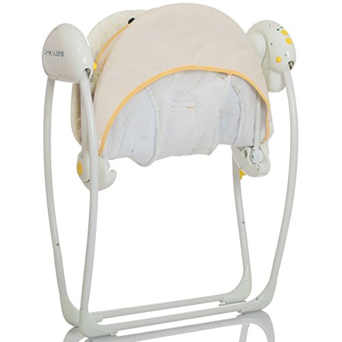 Babyschaukel DREAMDAY (vollautomatisch 230V) mit 8 Melodien und 5 Schaukelgeschwindigkeiten - 4