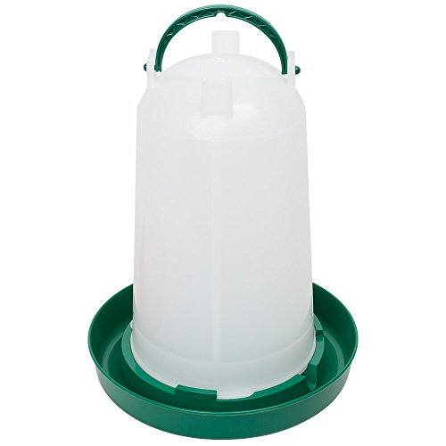 Geflügeltränke 3 Liter, Hühnertränke, Stülptränke, Geflügel-Stülptränke mit Bajonettverschluss und Aufhängung