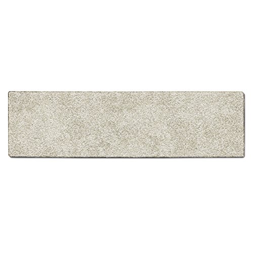 Teppich Läufer uni creme | Qualitätsprodukt aus Deutschland | GUT Siegel | kombinierbar mit Stufenmatten | 19 Breiten und 18 Längen (66 x 350cm) - 2