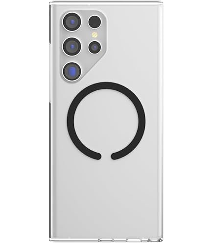 PopSockets Ronde telefoongreep compatibel met MagSafe, inclusief adapterring, telefoonhouder, compatibel met draadloos opladen - opgerold met een goed boek