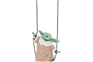 ZKTSRY Yoda Car Mirror Hanging Accessories, Car Decoration Charm Pendant,Rear View Mirror Accessories Hanging Cute Anime Swinging Ornament Rearview Pendant Decoration