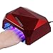 Nail Dryers,Acelectronic® 36W CCFL & LED Nail Art Lamp Dryer Gel Polish Nail Art Curing Nails With Timer (Red)
