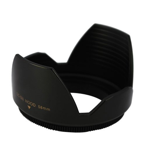 Preisvergleich Produktbild Gegenlichtblende / BIRUGEAR Streulichtblende für Fotoapparate SLR DSLR Kamera mit Objektive in 58 mm