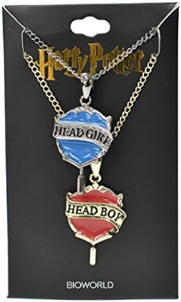 Harry Potter Necklace Pendant Head Boy Head Girl Friendship Official Jewellry One Size