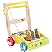 Produktbild 0-2 Jahre Alt Baby Multifunktional aus Holz Wagen Walker Puzzle Kind Ärger Überrollschutz Musik Klopf Am Klavier Spielzeug