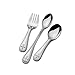 Price comparison product image Mikasa Cross 3-Piece 18/10 Stainless Steel Baby Feeding Set