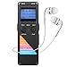 Produktbild Digitaler Sprachrecorder, 8 GB professionelles Diktiergerät 1600mAh Li-Akku tragbares wiederaufladbares USB-Audio-Diktiergerät mit Kopfhörer / MP3