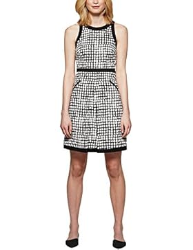 Comma Damen Kleid 89.503.82.2925, Knielang