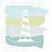 Produktbild The Poster Corp Moira Hershey – Seaside Swatch Lighthouse Kunstdruck (60,96 x 60,96 cm)