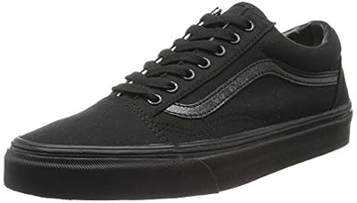 Vans U Old Skool, Baskets mode mixte adulte - Noir (Black/Black), 40.5 EU