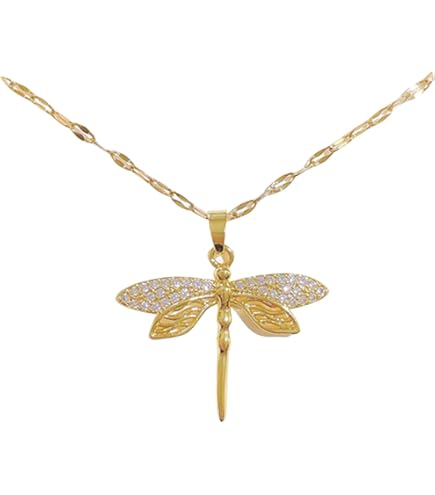 Collana Con Libellula In Argento 925 – Ciondolo A Forma Di Libellula, Catena 45 Cm, Regalo Per Donne, Simbolo Di Felicità E Leggerezza - 2